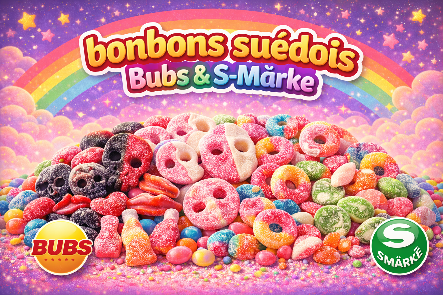 Bonbons suédois- Bubs & S-Marke