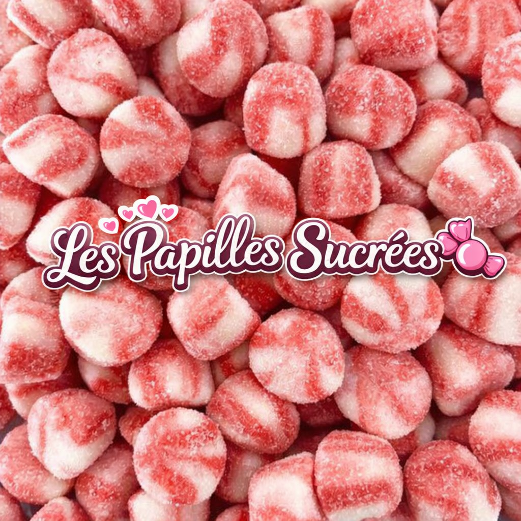 🍓 Bisous Twist Fraise Sucrés-100g